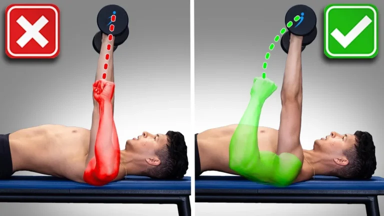 dumbbell chest fly form