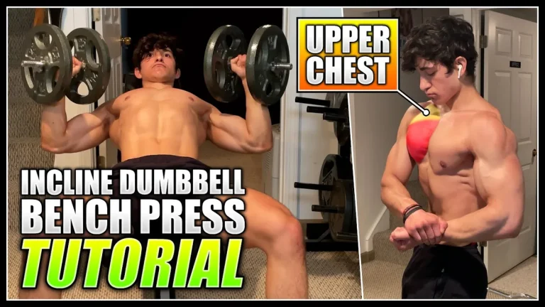 dumbbell incline bench press