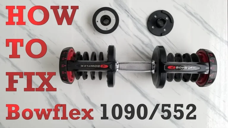 how to fix bowflex dumbbells