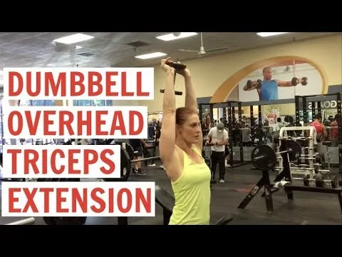 how to workout triceps with dumbbells