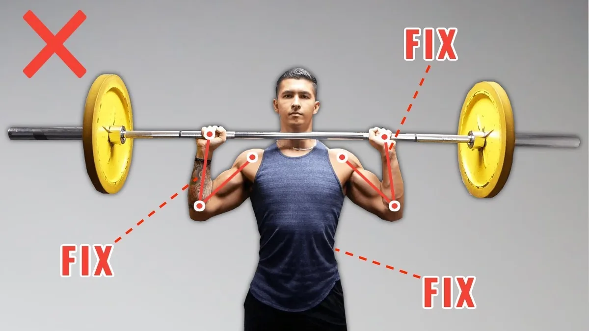 shoulder press common mistakes form