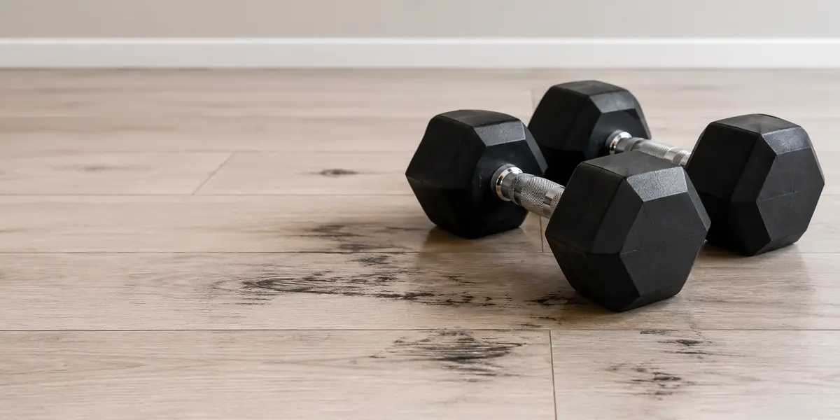 Dumbbells Leaving Black Marks on Floor